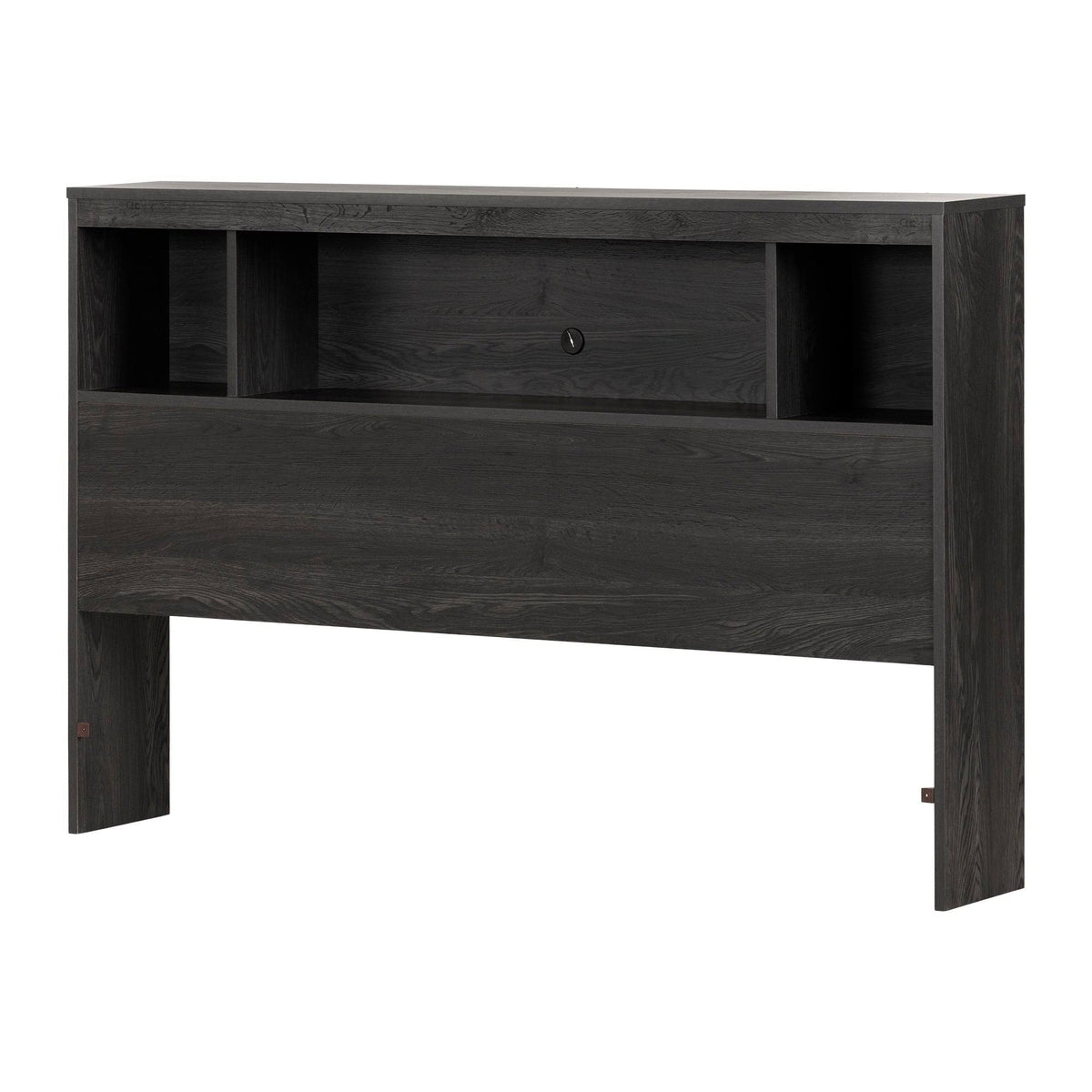 White Full Bookcase Headboard N927