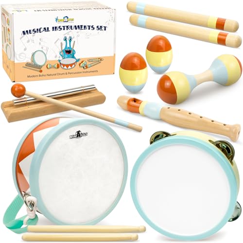 Wooden Musical Instruments Drum Set M93726