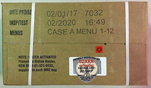 24 Meals Military Surplus Meal Ready to Eat P76267