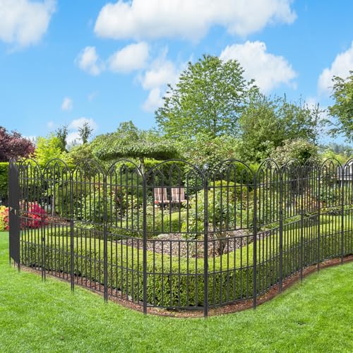 Decorative Rustproof Wire Garden Fence Panels 10 Pack A612