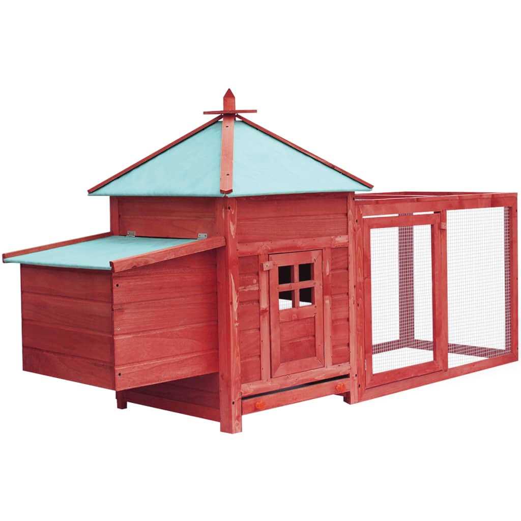 Chicken Coop with Nest Box E683062