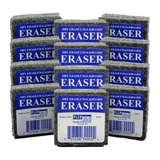 Felt Dry Erase Erasers, 2 x 2 Inches, Pack of 12 N162247