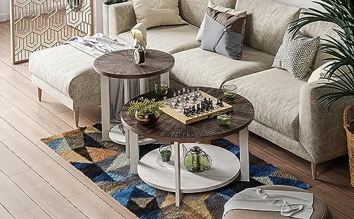Round Wood Coffee Table G192