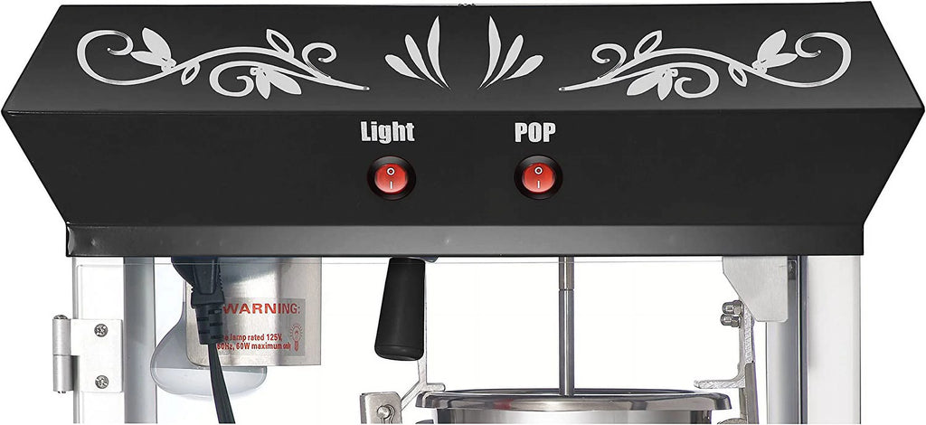 Black 4 oz Popcorn Popper Machine F861