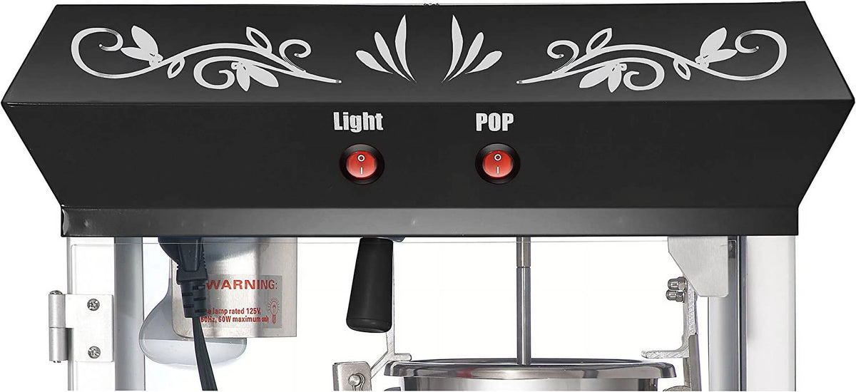 Black 4 oz Popcorn Popper Machine F861