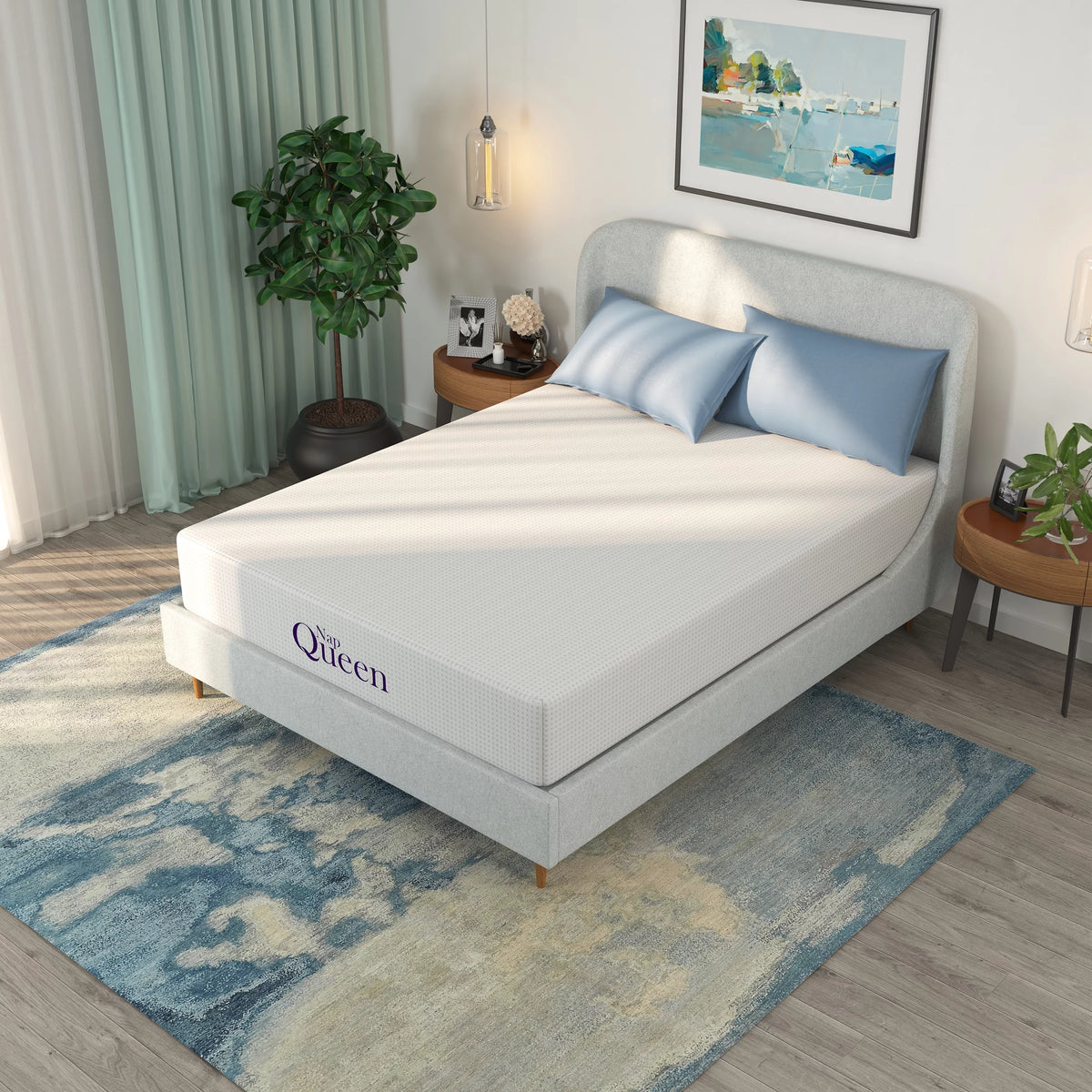 Twin 8" Charcoal Memory Foam Mattress M543