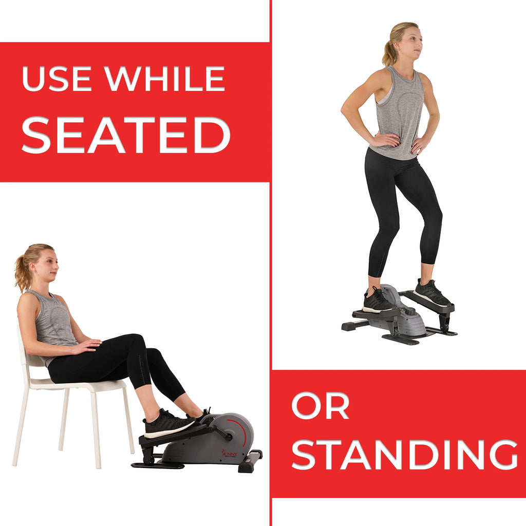 Compact Magnetic Standing Elliptical Machine with Handlebars Q656