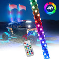 4FT RGB LED Whip Lights Pack of 2 W85354