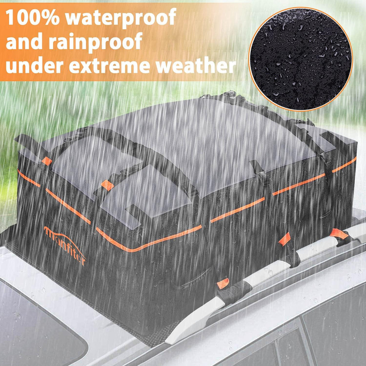 21 Cubic Feet Waterproof Rooftop Cargo Carrier Z8845