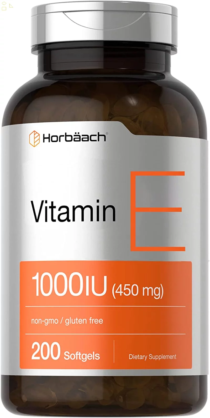 Vitamin E 1000 IU Softgel Capsules 200 Count H25912