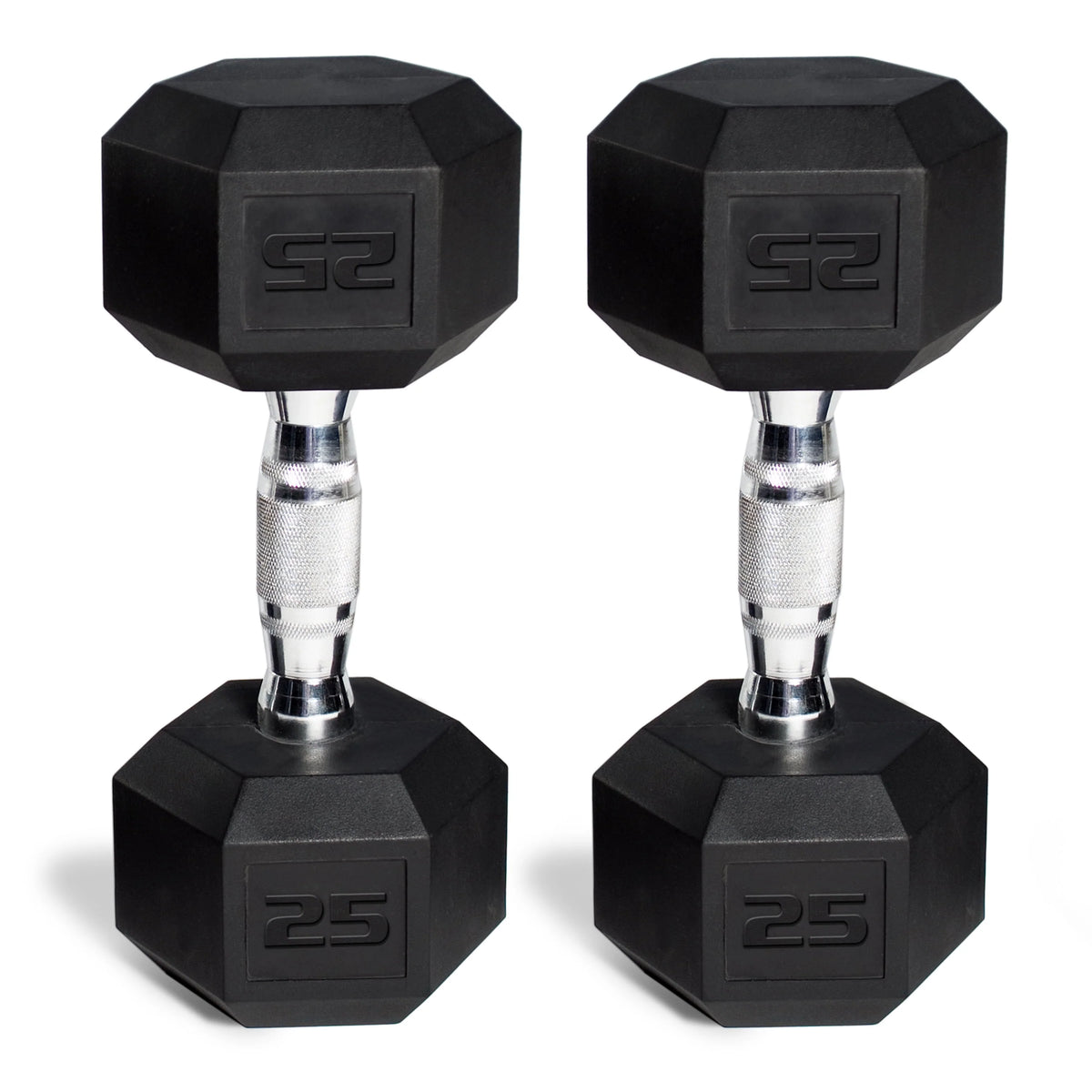 150lb Rubber Hex Dumbbell Set S13033