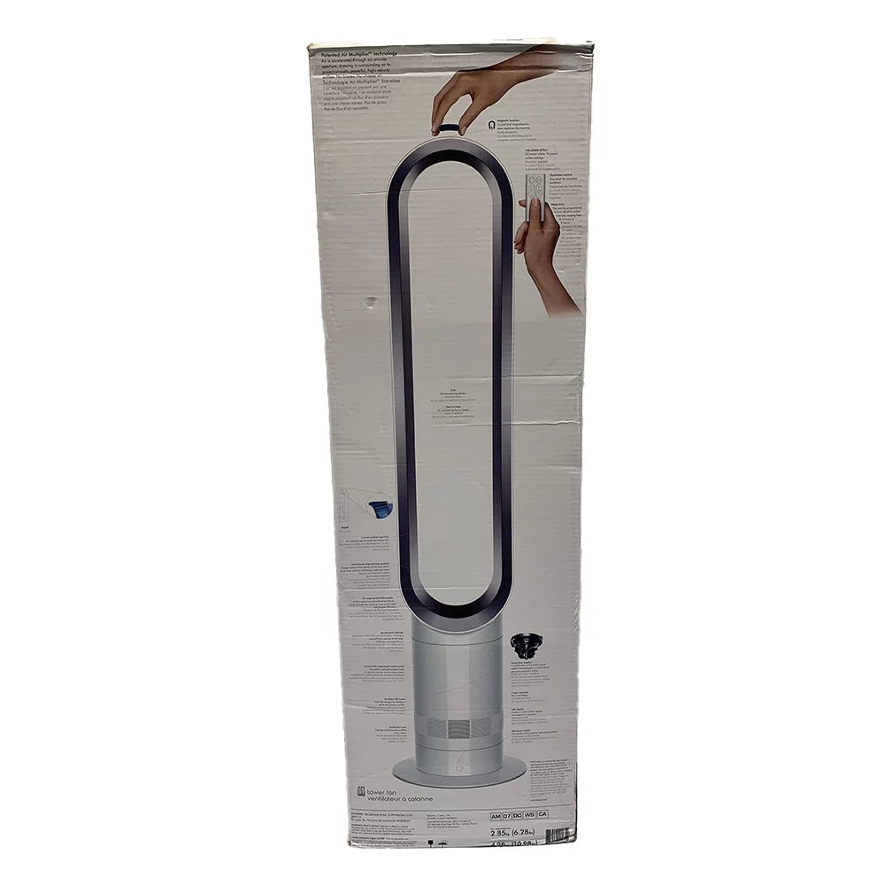 White Silver Tower Fan Q10018