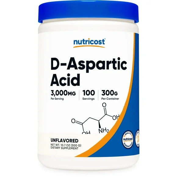 D-Aspartic Acid Powder 300 Grams T9037