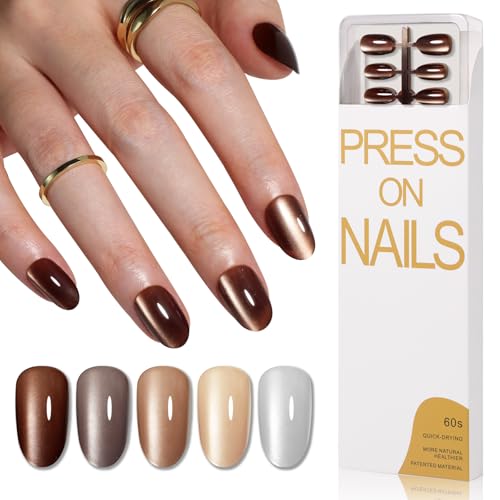 Short Square Press on Nails Set with Stickers U911918