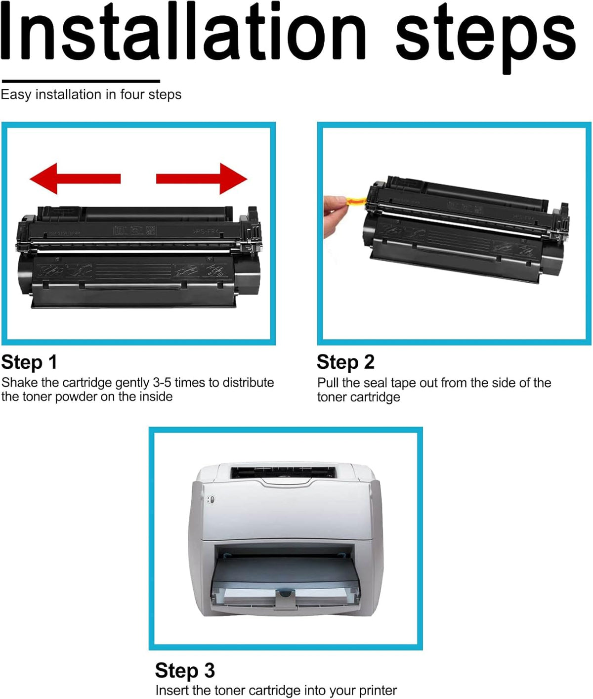 2 Pack Compatible Toner Cartridge Replacement (Black) R34178
