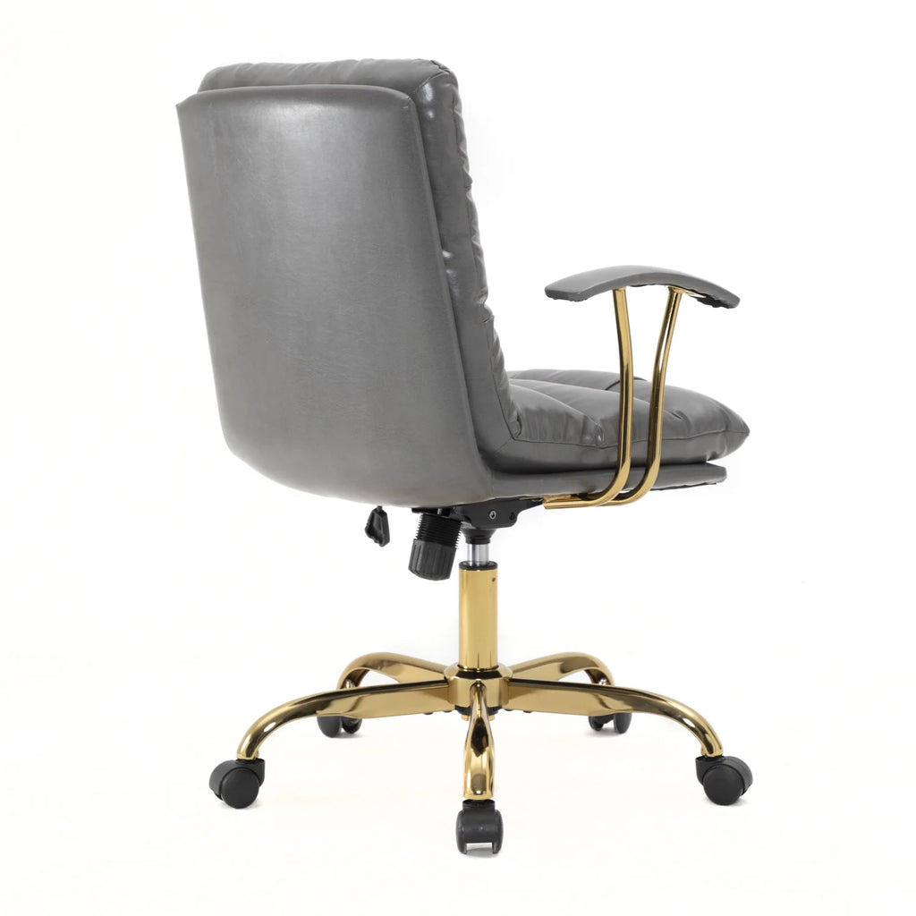 Padded Leather Adjustable Executive Office Chair with Tilt & 360 Degree Swivel C97626