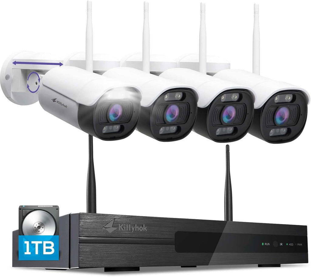 2K PTZ Wireless Security Camera System with 1TB HDD N181