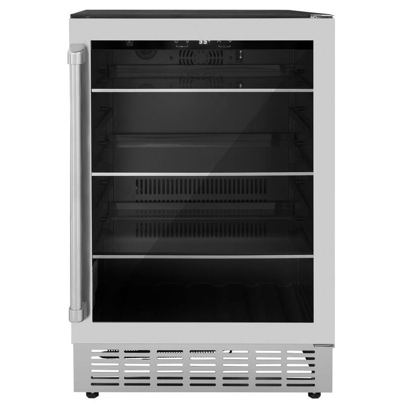 24 in. Single Zone 154-Can Stainless Steel Beverage Fridge P191