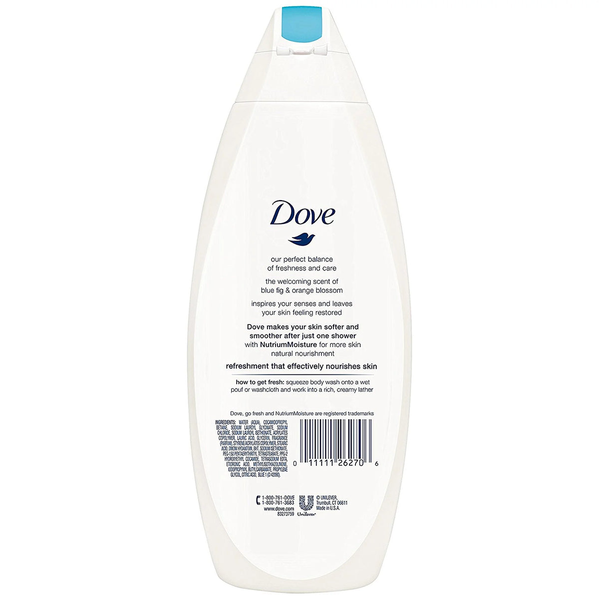 Blue Fig & Orange Blossom Body Wash 22 Fl Oz Pack of 3 P4423