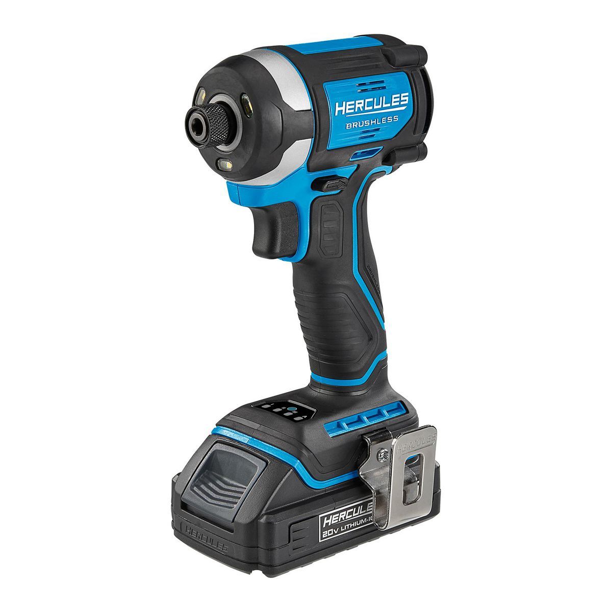 20V Brushless Cordless 1/4 in. 3-Speed Impact Driver Kit with 2 Ah Battery and Charger P39550