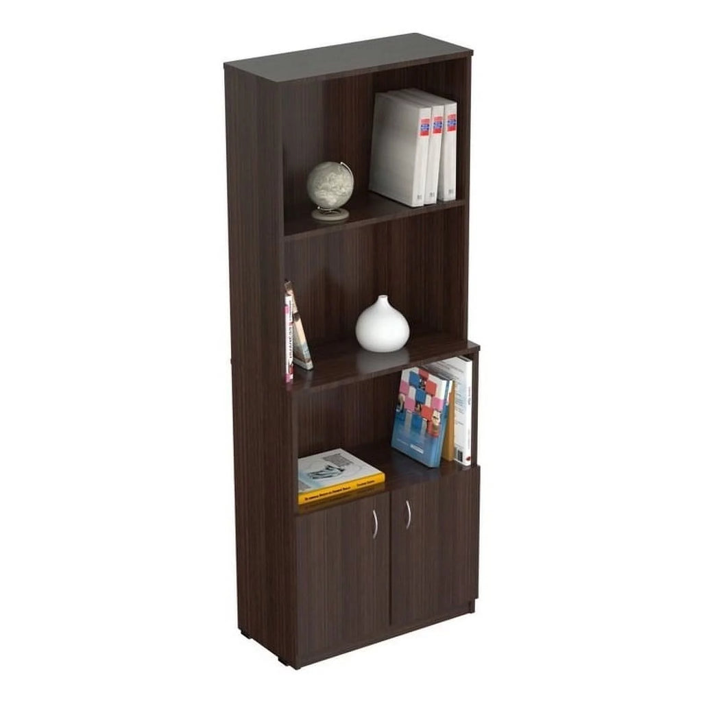 Computer Desk with Hutch and 3 Shelf Bookcase H72520