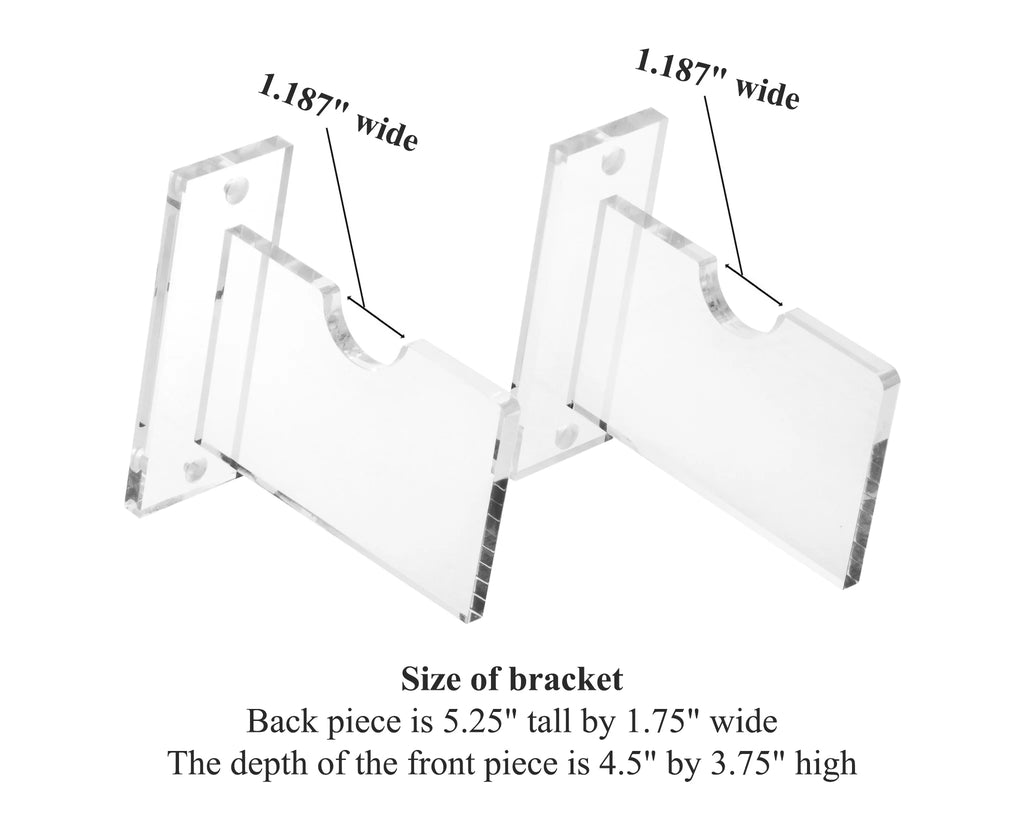 Clear Acrylic Lacrosse Stick Wall Mount Bracket L519872
