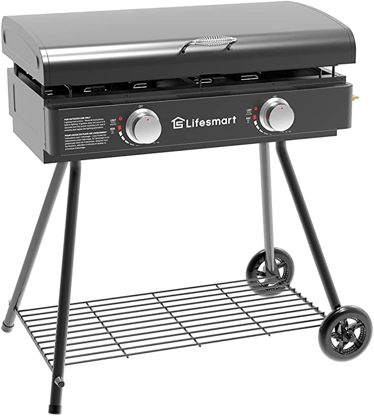 400 Sq Inch Double Griddle with Stand and Carry Bag Y809081