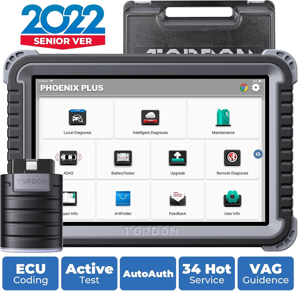 Bidirectional Scan Tool with 10.1-inch Screen U55333