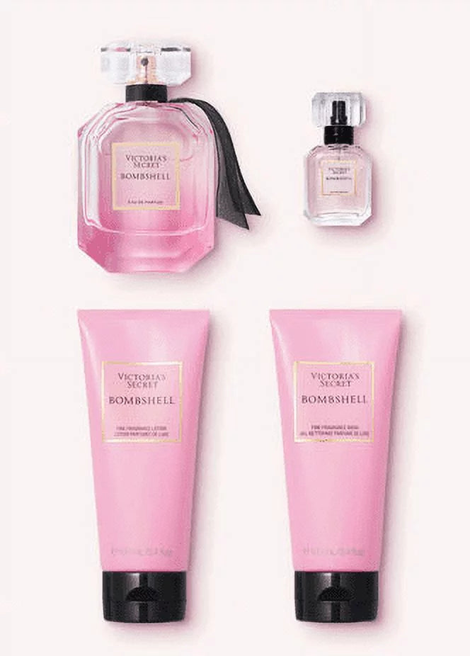 4 Pc EDP Body Lotion Body Wash Gel Set J530