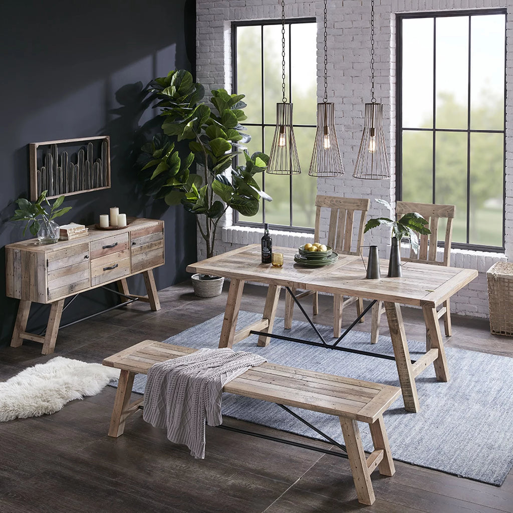 Set of 2 Natural Dining Side Chair A7703