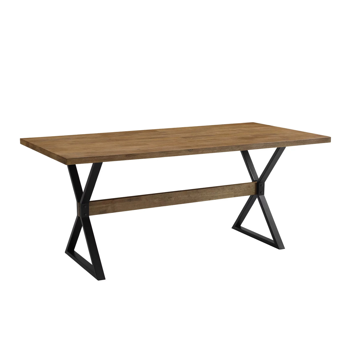 Modern Farmhouse X Leg Dining Table Z48449