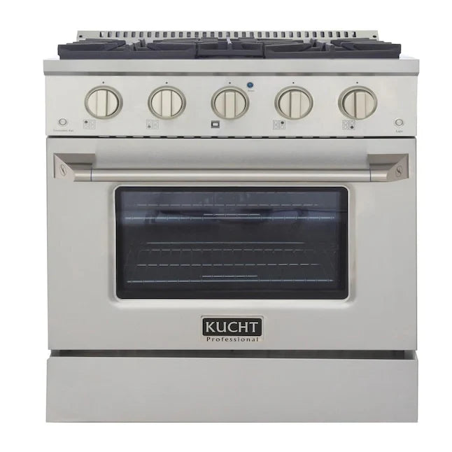 30 Natural Gas Dual Fuel Range with 4 Burners Stainless Steel I692278