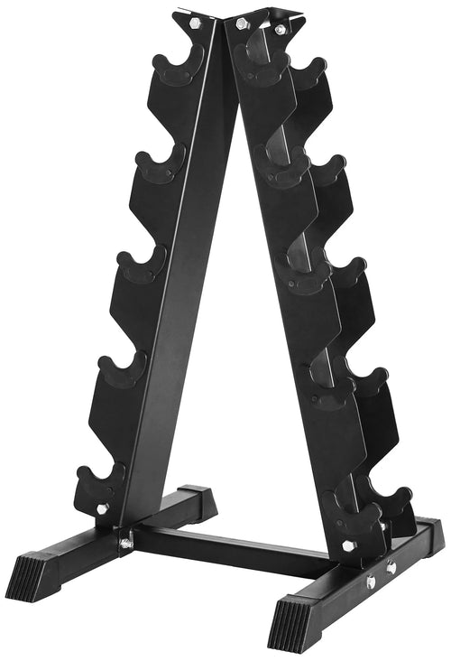 150 LB Dumbbell Set with A-Frame Rack U6809