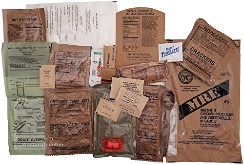 24 Meals Military Surplus Meal Ready to Eat P76267