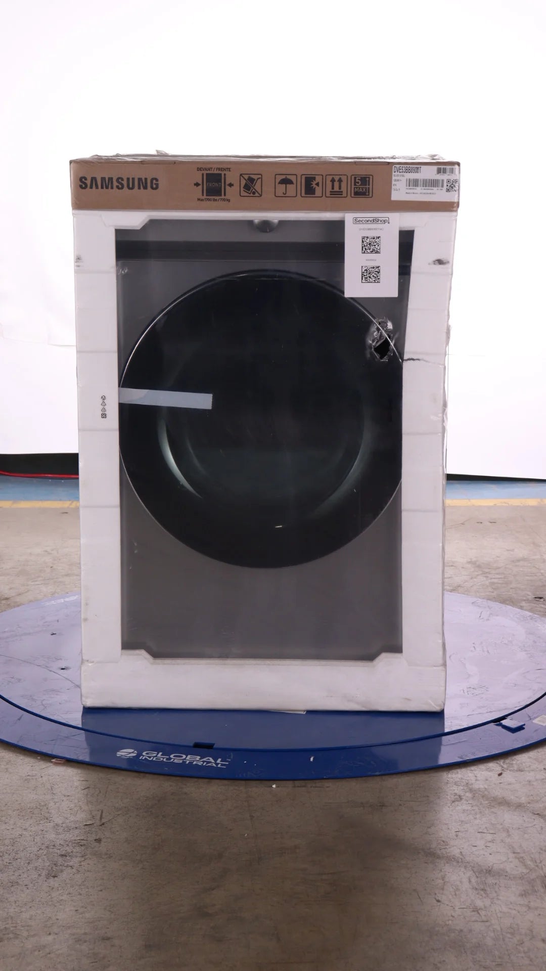 27 In. 7.6 Cu. Ft Stainless Steel Electric Dryer with Steam K330
