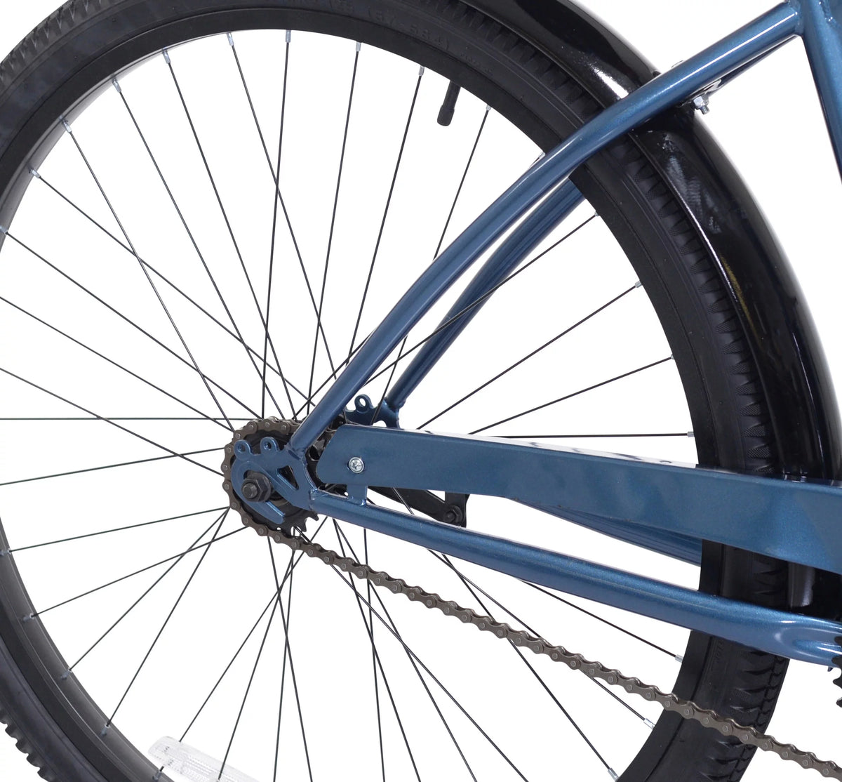 27.5 in Metallic Blue Beach Cruiser Bike V7088