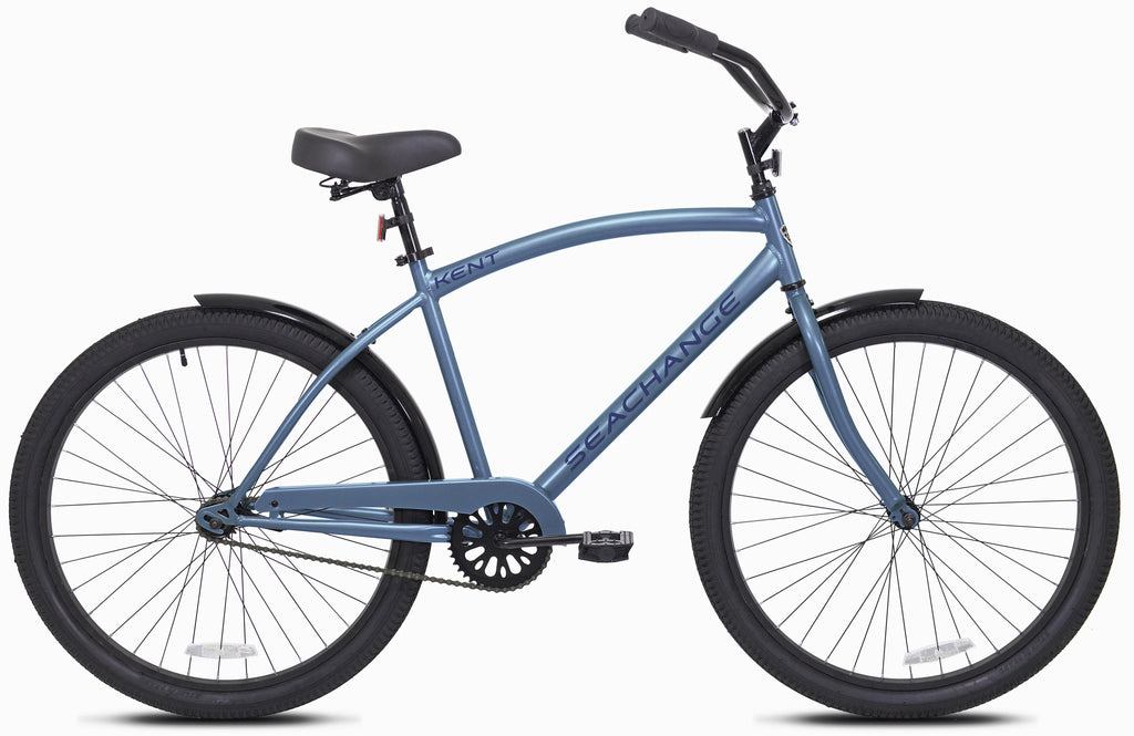 27.5 in Metallic Blue Beach Cruiser Bike V7088