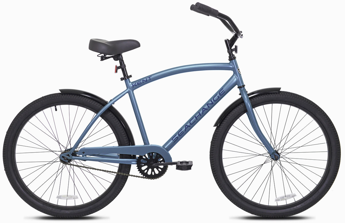 27.5 in Metallic Blue Beach Cruiser Bike V7088