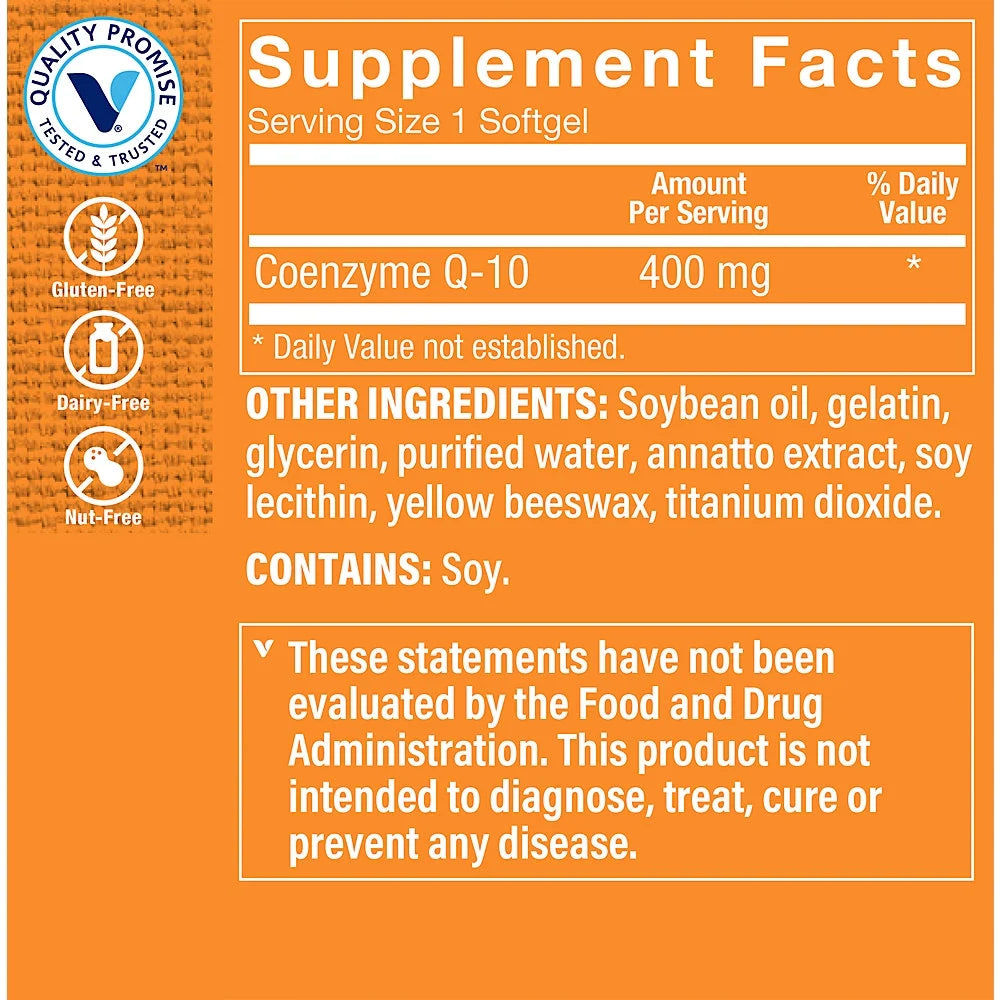 CoQ-10 400mg 60 Softgels G964