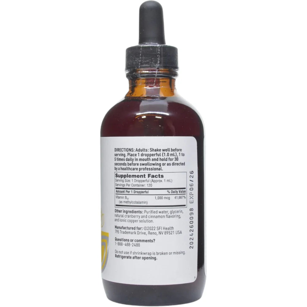 B12 Liquid Methylcobalamin 1 mg O805