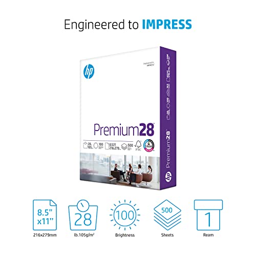 8.5 x 11 Paper 32 lb 500 Sheets 100 Bright M117