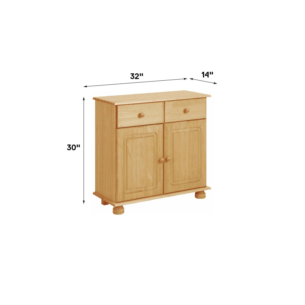 Stained Brown Sideboard with 1 Drawer and 1 Cabinet X9570