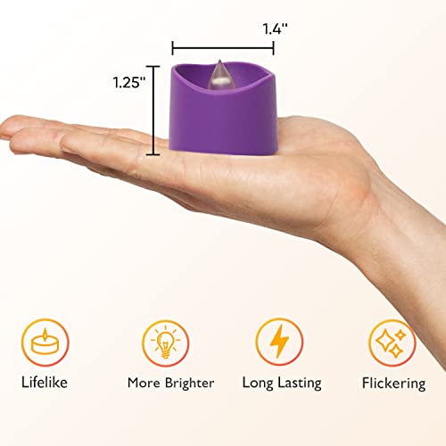 12-Pack Flameless LED Tea Lights Candles Battery Operated R899
