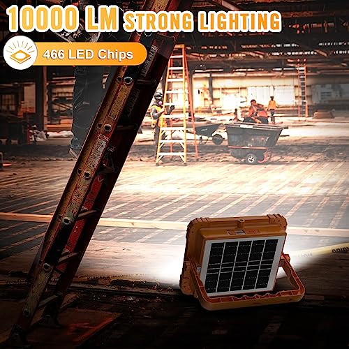 100W LED Solar Work Light, 10000LM Magnetic Worklight, IP66 Waterproof L903