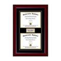Double Diploma Frame with Double Matting J1485