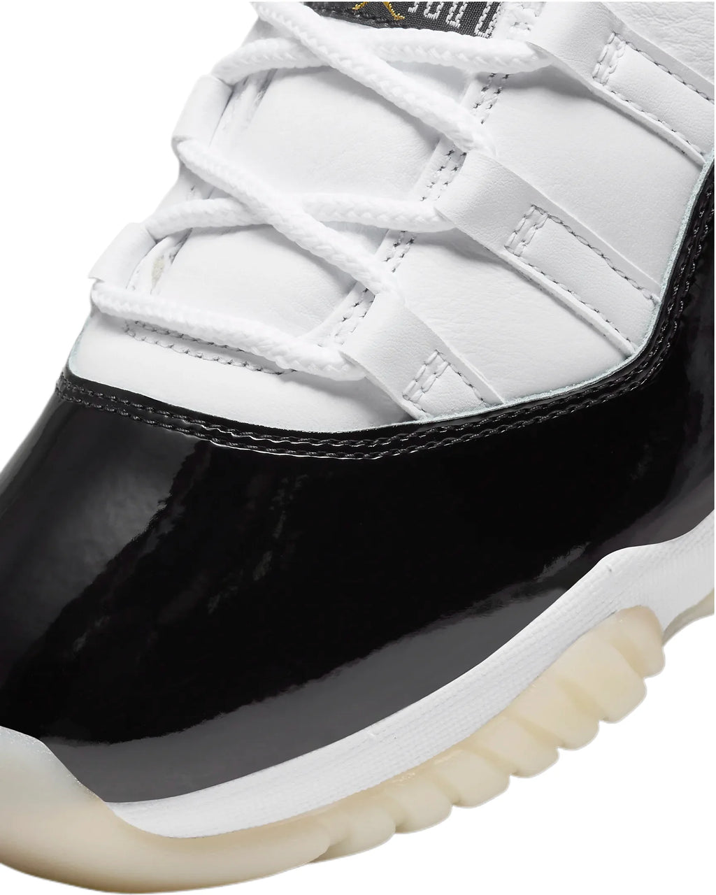 White Metallic Gold-Black Sneaker P562