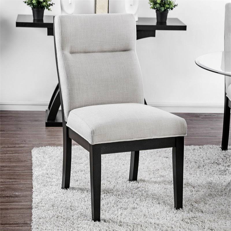 Beige Dining Side Chair Set of 2 V297791