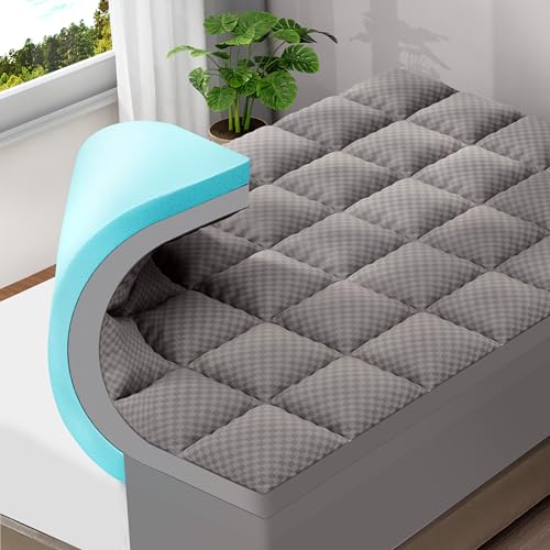 King Size 4 Inch Memory Foam Mattress Topper J395