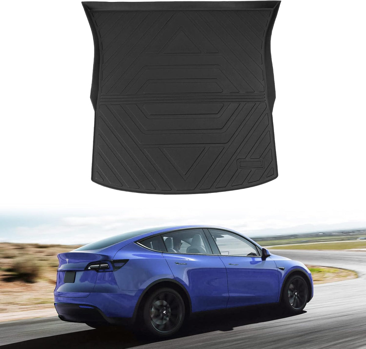 Tesla Model Y Trunk Mat Floor Mats Cargo Liner 5-Seater U275