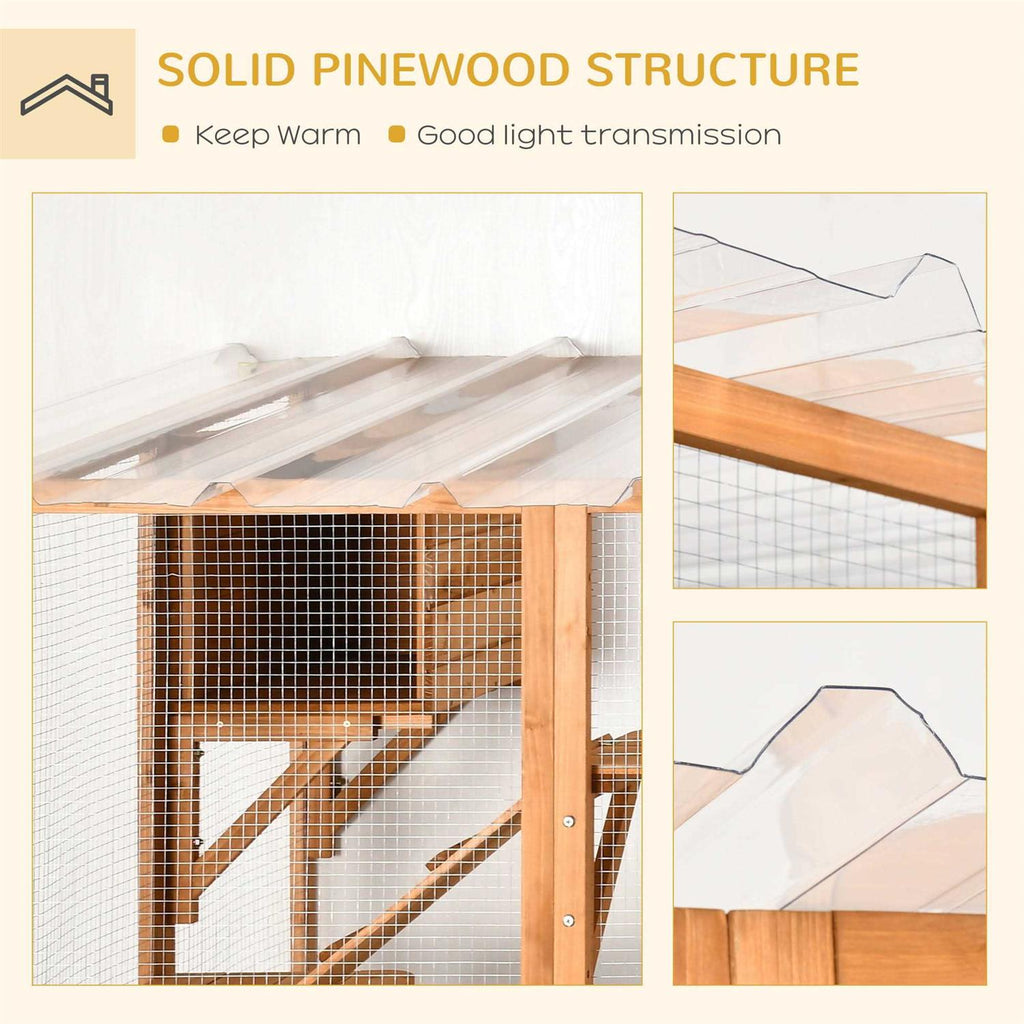 Wooden Outdoor Cat House Y577